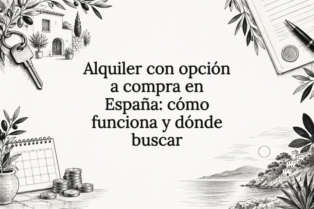 Alquiler con opción a compra en España: cómo funciona y dónde buscar